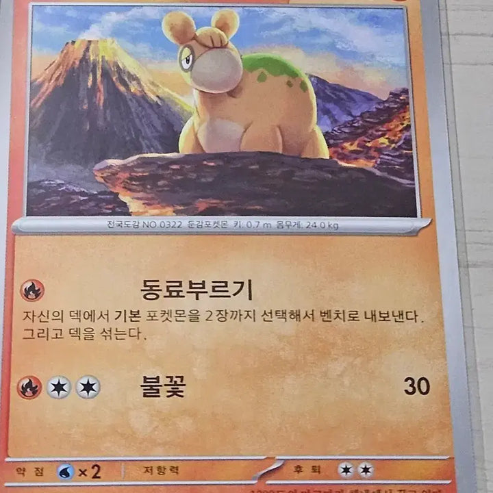 [BUNJANG] Pokemon Card Drowzee / 포켓몬 카드 둔타