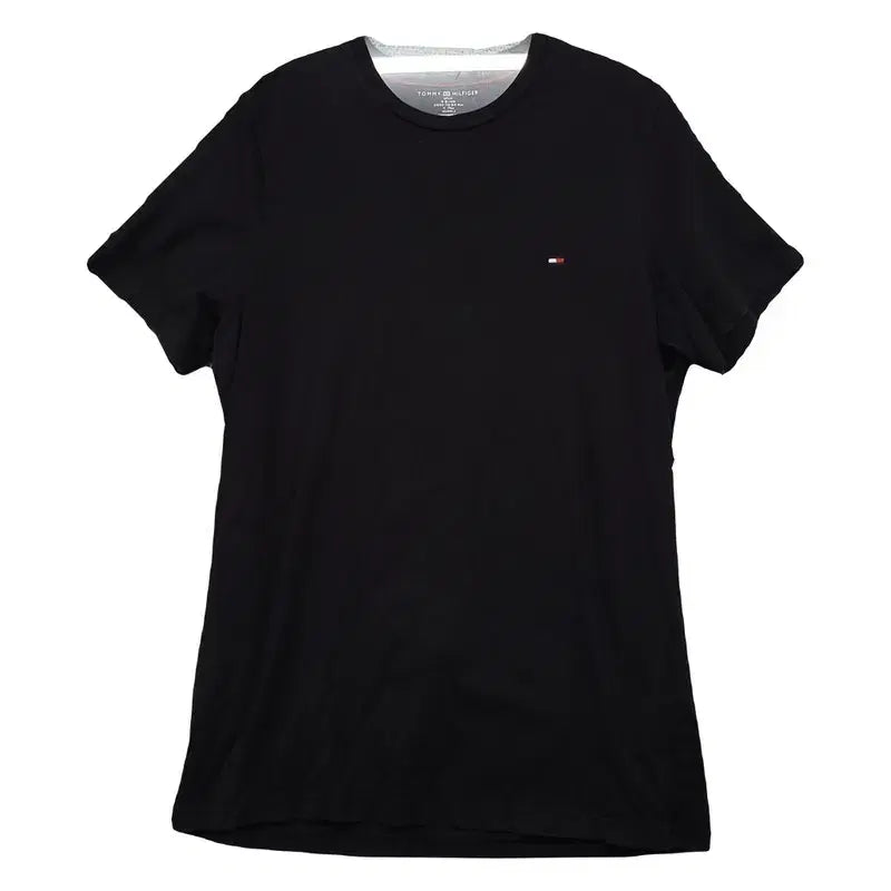 [BUNJANG] Tommy Hilfiger Black Logo T-Shirt Size S / 타미힐피거 블랙 로고 반팔티 S