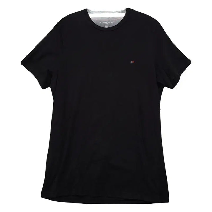 [BUNJANG] Tommy Hilfiger Black Logo T-Shirt Size S / 타미힐피거 블랙 로고 반팔티 S