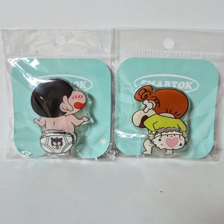 [BUNJANG] Crayon Shin-chan Arara Spinner Grip Tok Set / 짱구 짱아 스피너 그립톡 세트