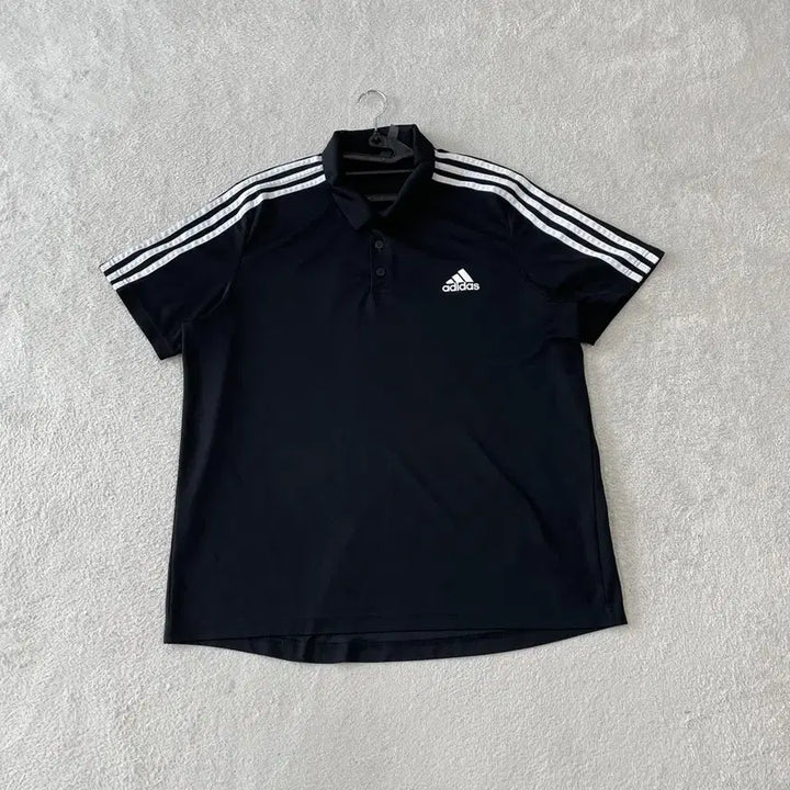 [BUNJANG] Adidas Performance Short Sleeve Polo Shirt XXXL Black / XXXL 아디다스 기능성 반팔카라티셔츠 115 빅사이즈