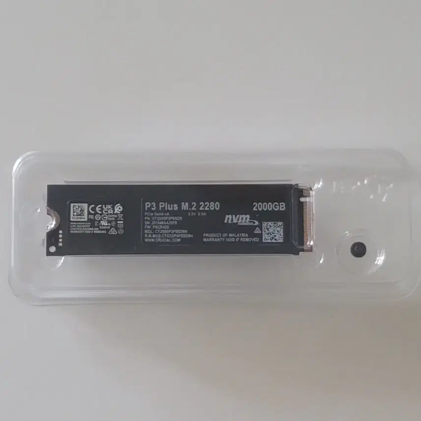 [SOLD OUT] [새제품] 마이크론 크루셜 P3 Plus M.2 NVMe SSD 2테라