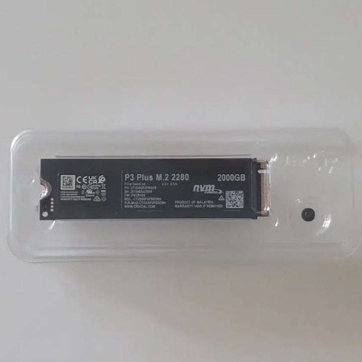 [SOLD OUT] [새제품] 마이크론 크루셜 P3 Plus M.2 NVMe SSD 2테라