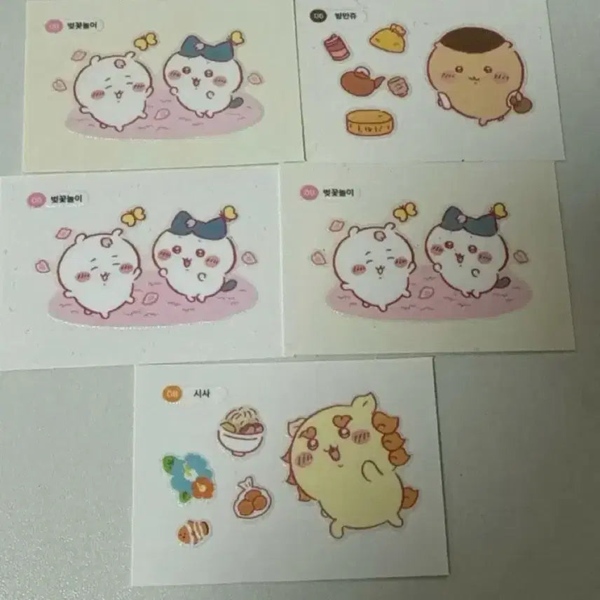 [BUNJANG] Cheekawaii Sticker Collection / 치이카와 띠부띠부실