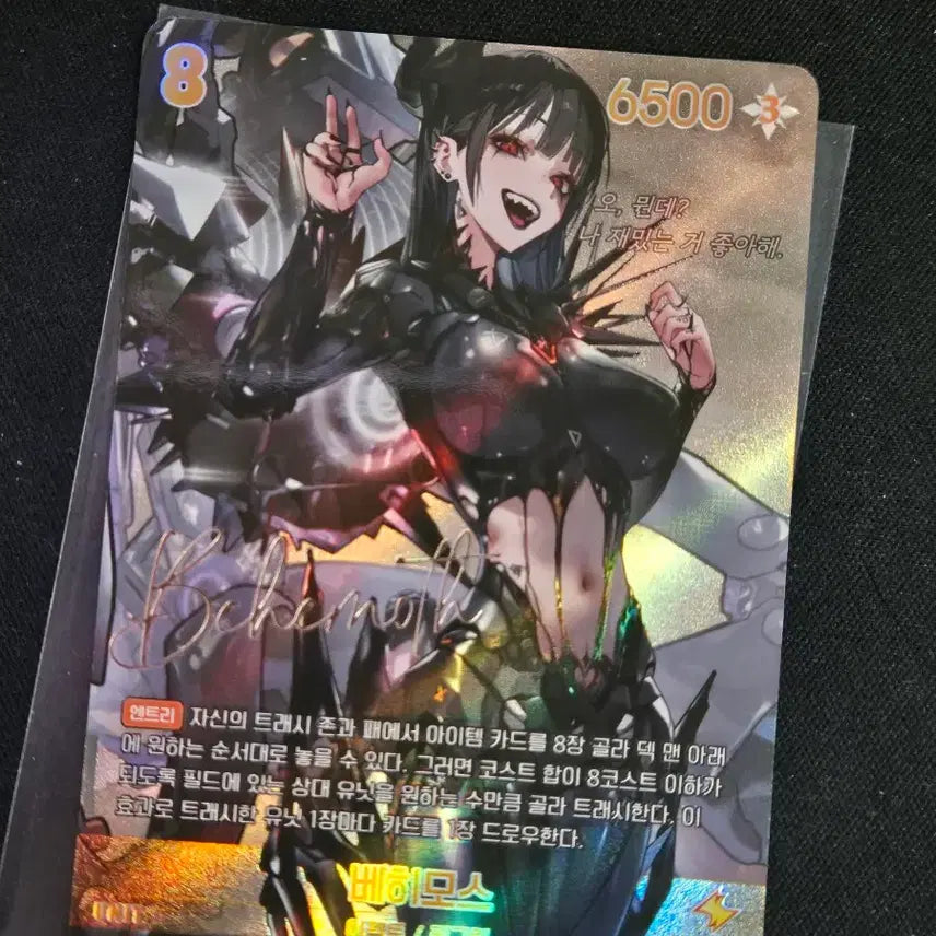 [BUNJANG] Nibel Arena Behemoth SPR Autograph Card / 니벨아레나 베히모스 SPR 싸인