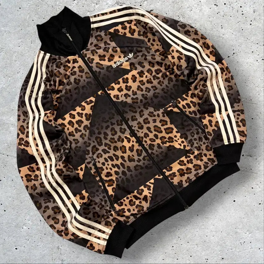 [BUNJANG] Adidas Beckenbauer Leopard Track Jacket / [95] 16s 아디다스 베켄바우어 레오파드 집업 져지