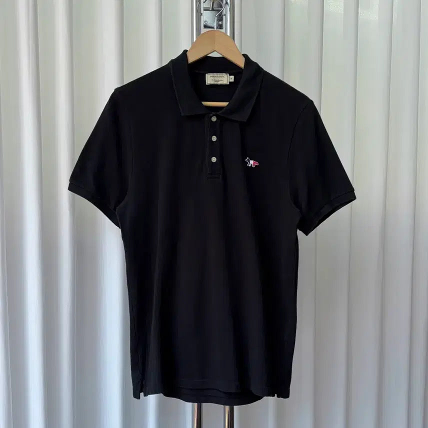 [BUNJANG] Maison Kitsuné Tricolor Fox Patch Polo Shirt / 메종키츠네 카가티