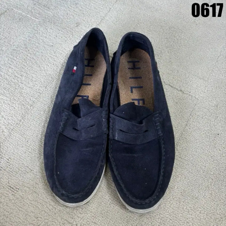 [BUNJANG] Tommy Hilfiger Suede Loafers Navy US 10 / 타미힐피거 로퍼 네이비 280