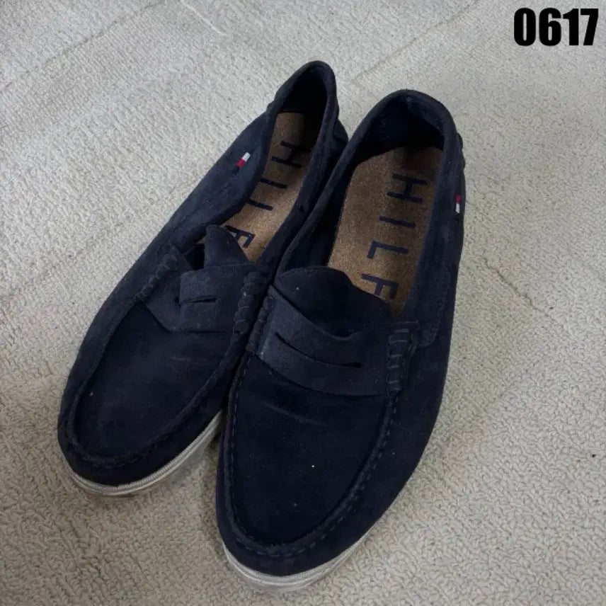 [BUNJANG] Tommy Hilfiger Suede Loafers Navy US 10 / 타미힐피거 로퍼 네이비 280