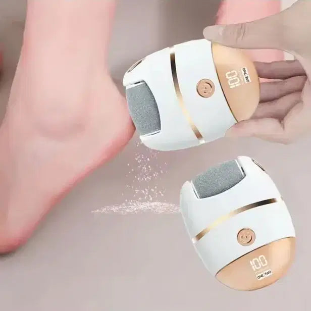 [BUNJANG] Electric Callus Remover White Gold / 풋 케어 화이트 골드색상 전동 각질 제거기