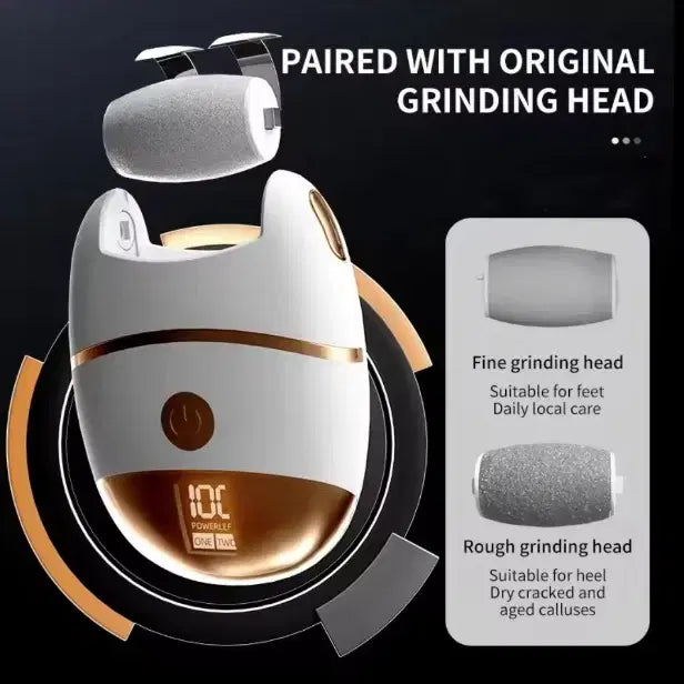 [BUNJANG] Electric Callus Remover White Gold / 풋 케어 화이트 골드색상 전동 각질 제거기