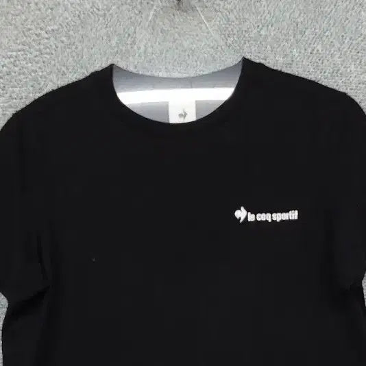 [BUNJANG] Le Coq Sportif Black Short Sleeve T-Shirt Size 90 / 르꼬끄 스포츠 블랙 반팔티 90