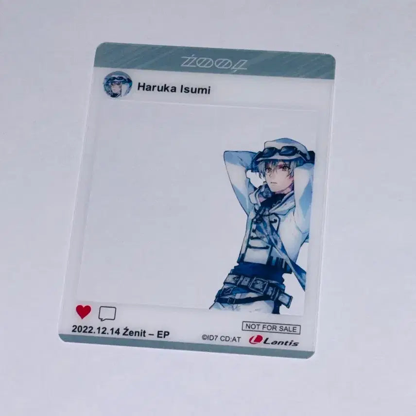 [BUNJANG] IDOLiSH7 Haruka Album Special Clear Card / 아이나나 하루카 앨범 특전 sns 클카 클리어카드