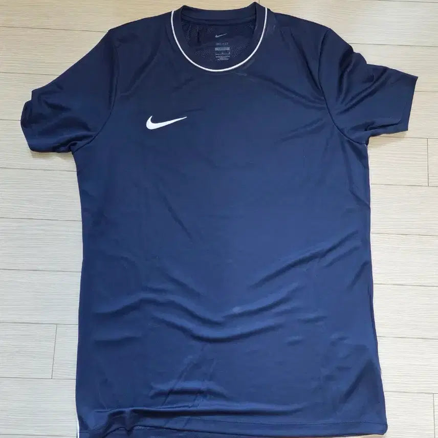 [BUNJANG] Nike Dri-FIT Performance Short Sleeve T-Shirt Navy L / 나이키 드라이핏 기능성 반팔 네이비 L