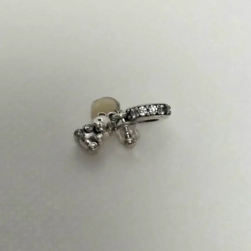 [BUNJANG] Pandora Sterling Silver 925 Teddy Bear Pacifier Bottle Charm / 실버 925 ] Pandora 판도라 테디 베어 쪽쪽이 젖병