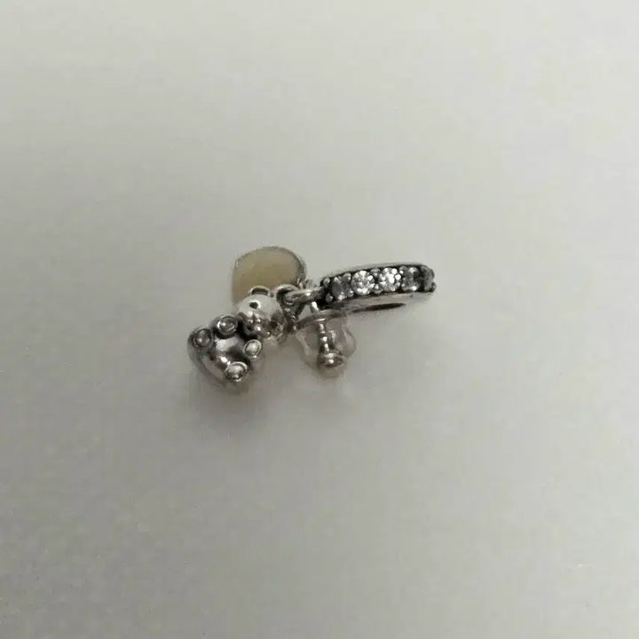 [BUNJANG] Pandora Sterling Silver 925 Teddy Bear Pacifier Bottle Charm / 실버 925 ] Pandora 판도라 테디 베어 쪽쪽이 젖병