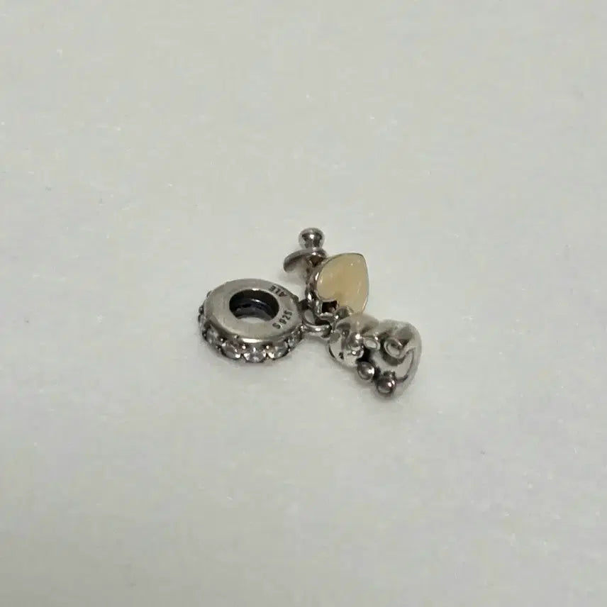 [BUNJANG] Pandora Sterling Silver 925 Teddy Bear Pacifier Bottle Charm / 실버 925 ] Pandora 판도라 테디 베어 쪽쪽이 젖병