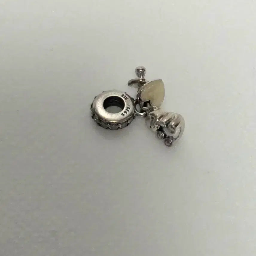 [BUNJANG] Pandora Sterling Silver 925 Teddy Bear Pacifier Bottle Charm / 실버 925 ] Pandora 판도라 테디 베어 쪽쪽이 젖병
