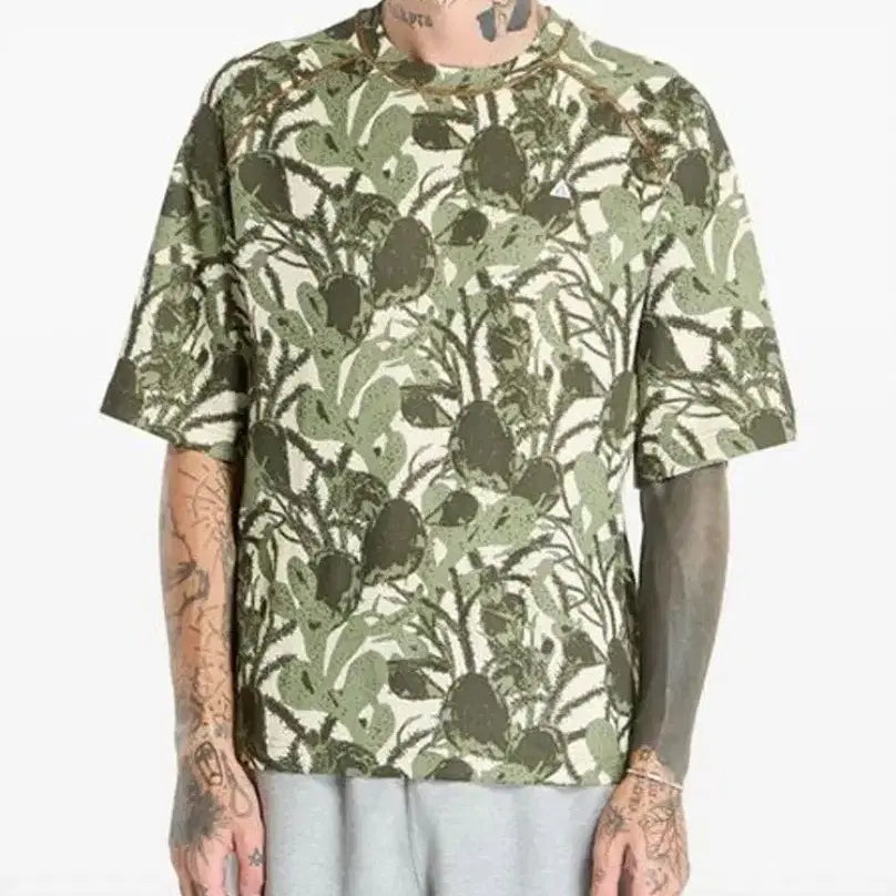 [BUNJANG] Nike ACG Dri-FIT ADV Short Sleeve Top Light Khaki Cargo XL-Tall / 나이키 ACG 드라이핏 ADV 숏슬리브 탑 라이트 카키 카고