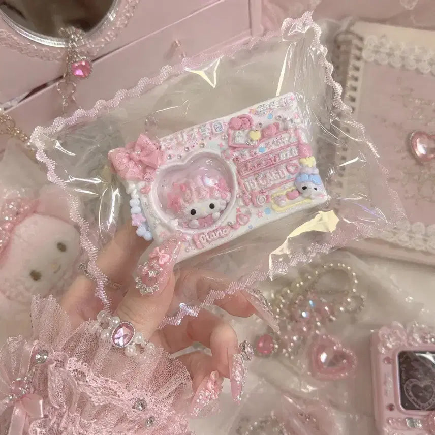 [BUNJANG] Sanrio Student ID Card Squishy Charm / 피아노 학생증 말랑이