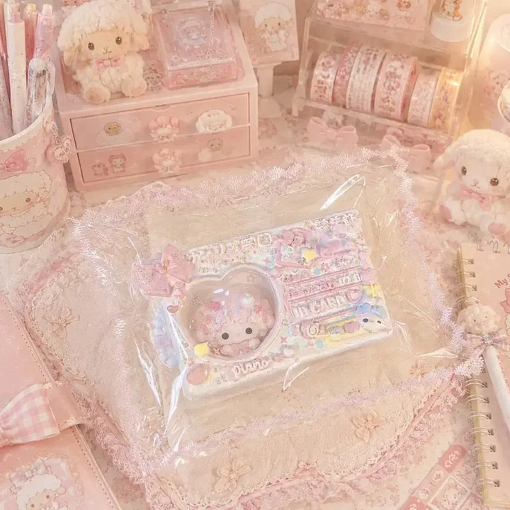 [BUNJANG] Sanrio Student ID Card Squishy Charm / 피아노 학생증 말랑이