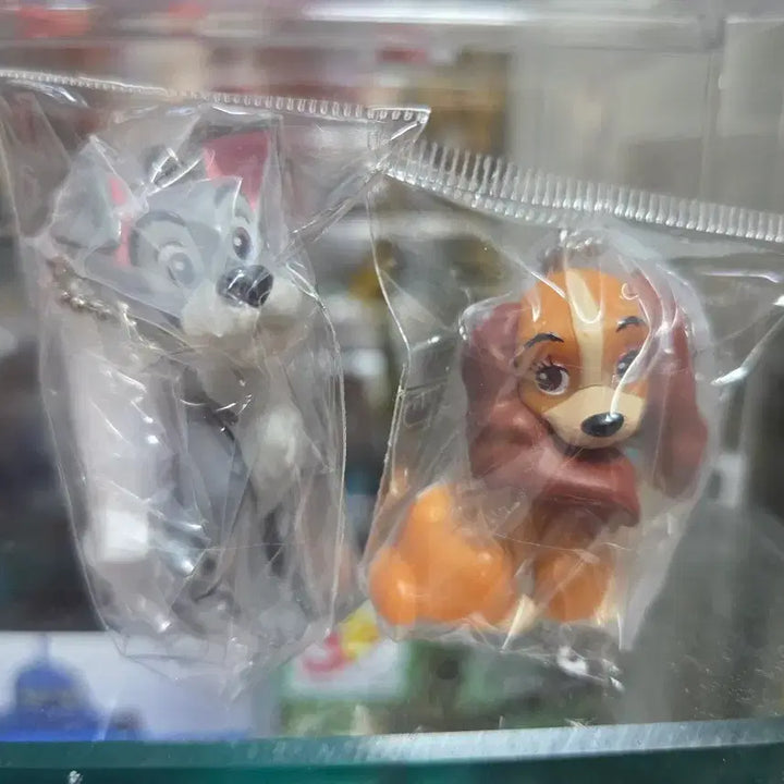 [BUNJANG] Disney Lady and the Tramp Puppy Keyring Figure Gacha Set / 디즈니 레이디와 트램프 강아지 키링 피규어 가챠
