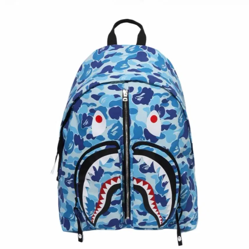 [BUNJANG] ABC Camo Shark Daypack Backpack Blue / ABC카모 샤크 데이팩(백팩) 블루 새상품