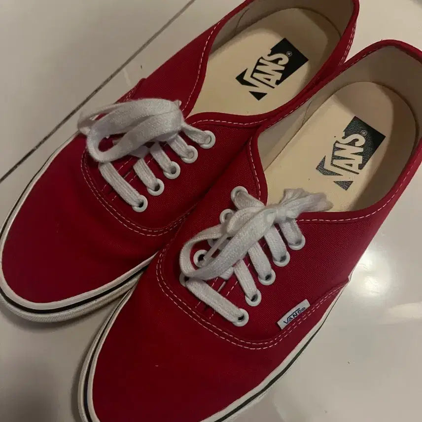 [BUNJANG] Vans Premium Authentic Reissue 44 LX - Racing Red / 280)반스 프리미엄 어센틱 리이슈 44 LX - 레이싱 레드