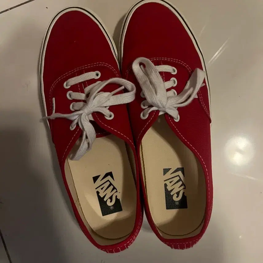 [BUNJANG] Vans Premium Authentic Reissue 44 LX - Racing Red / 280)반스 프리미엄 어센틱 리이슈 44 LX - 레이싱 레드
