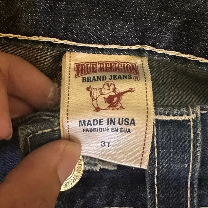 [BUNJANG] True Religion World Tour Straight Denim Pants (Size 31) / 트루릴리전 월드투어 스트레이트 데님 팬츠 31 / Made in USA