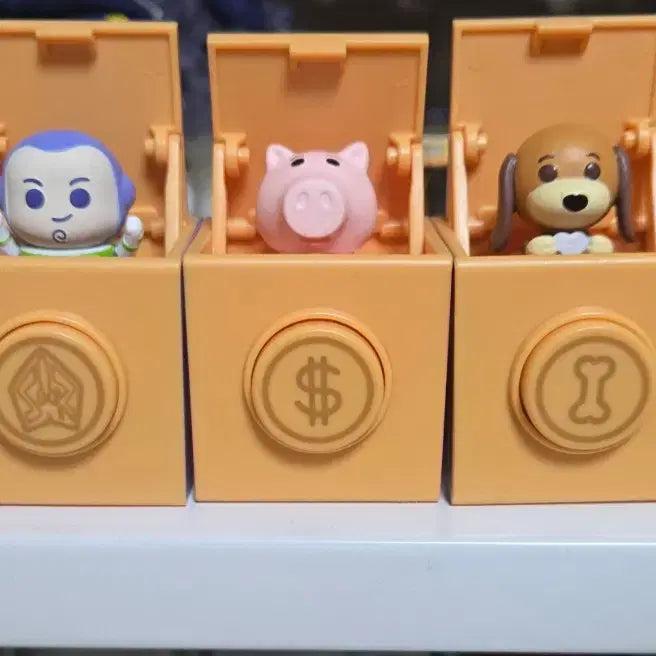 [BUNJANG] Toy Story Random Keychain Set - Woody, Buzz, Hamm, Lotso / 토이스토리 랜덤 키링 4종