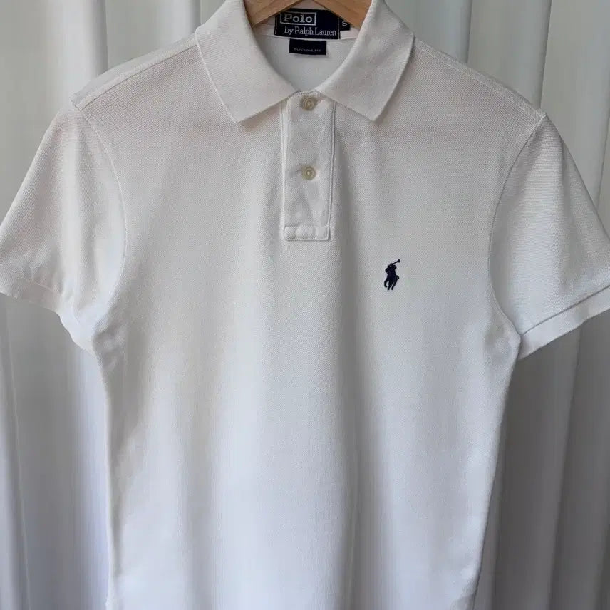 [BUNJANG] Polo Ralph Lauren White Collared T-Shirt (Size S) / 폴로 카라티