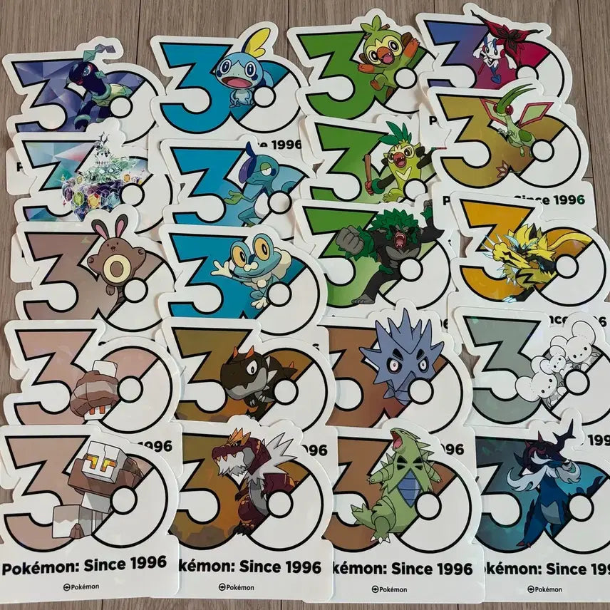 [BUNJANG] Pokemon 30th Anniversary Stickers - Trade or Purchase / 포켓몬 30주년 스티커 교환 또는 구매 합니다