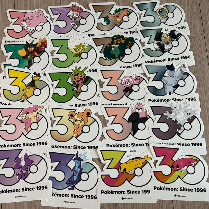 [BUNJANG] Pokemon 30th Anniversary Stickers - Trade or Purchase / 포켓몬 30주년 스티커 교환 또는 구매 합니다