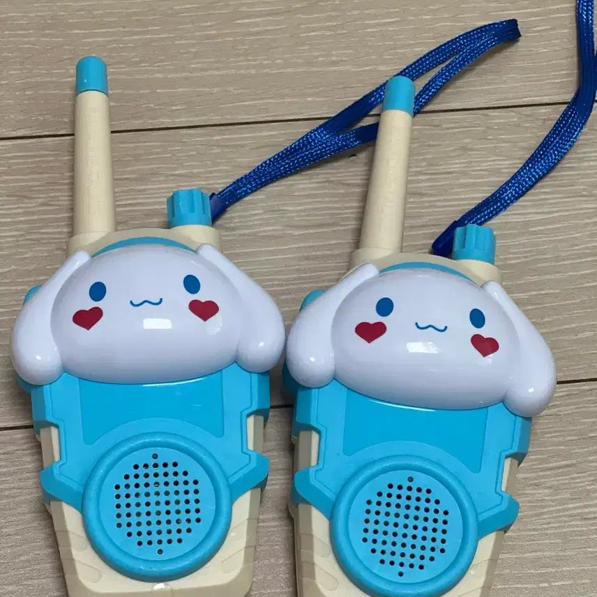 [BUNJANG] Hello Kitty Cinnamonroll Sanrio Walkie Talkies Set / 헬로키티 시나몬롤 산리오 장난감 무전기 워키토키(작동ok/배터리ok)