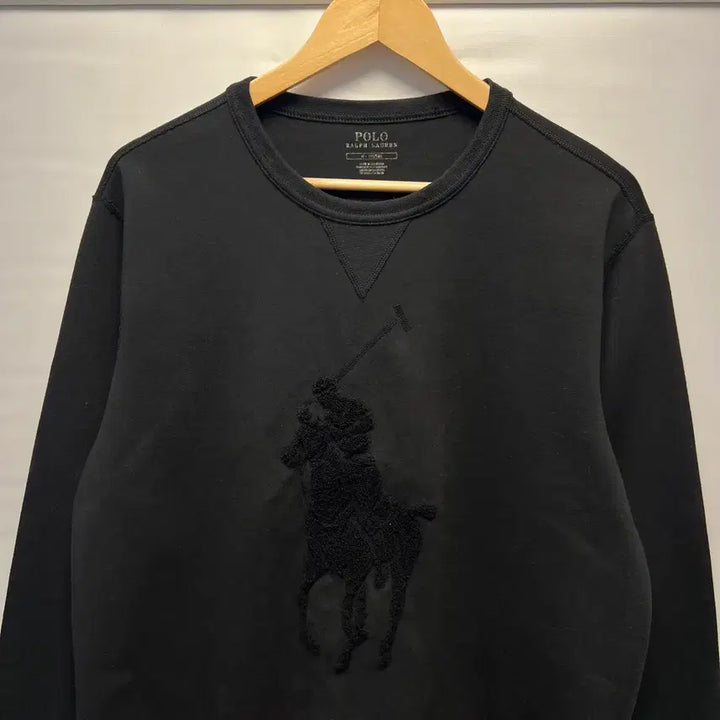 [BUNJANG] Polo Ralph Lauren Big Pony Crewneck Sweatshirt (Size M) / [정품/M] 폴로 랄프로렌 빅포니 블랙 스웻 맨투맨