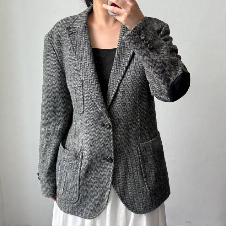 [BUNJANG] Beanpole Herringbone Jacket XL / [XL] 빈폴 헤링본 자켓