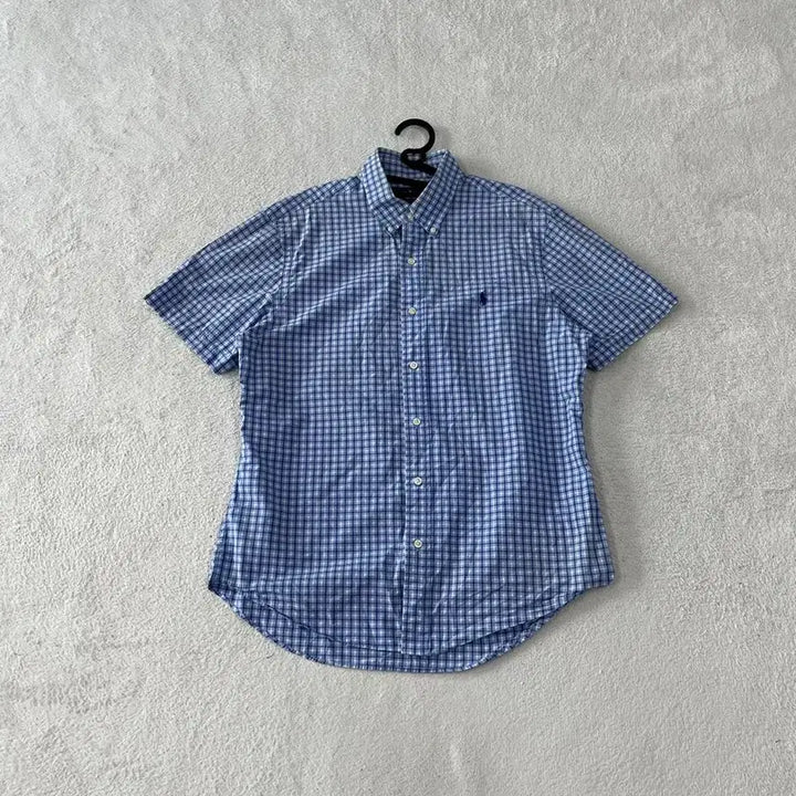 [BUNJANG] Polo Ralph Lauren Check Short Sleeve Shirt Slim Fit L / L 폴로 체크 반팔셔츠 슬림핏