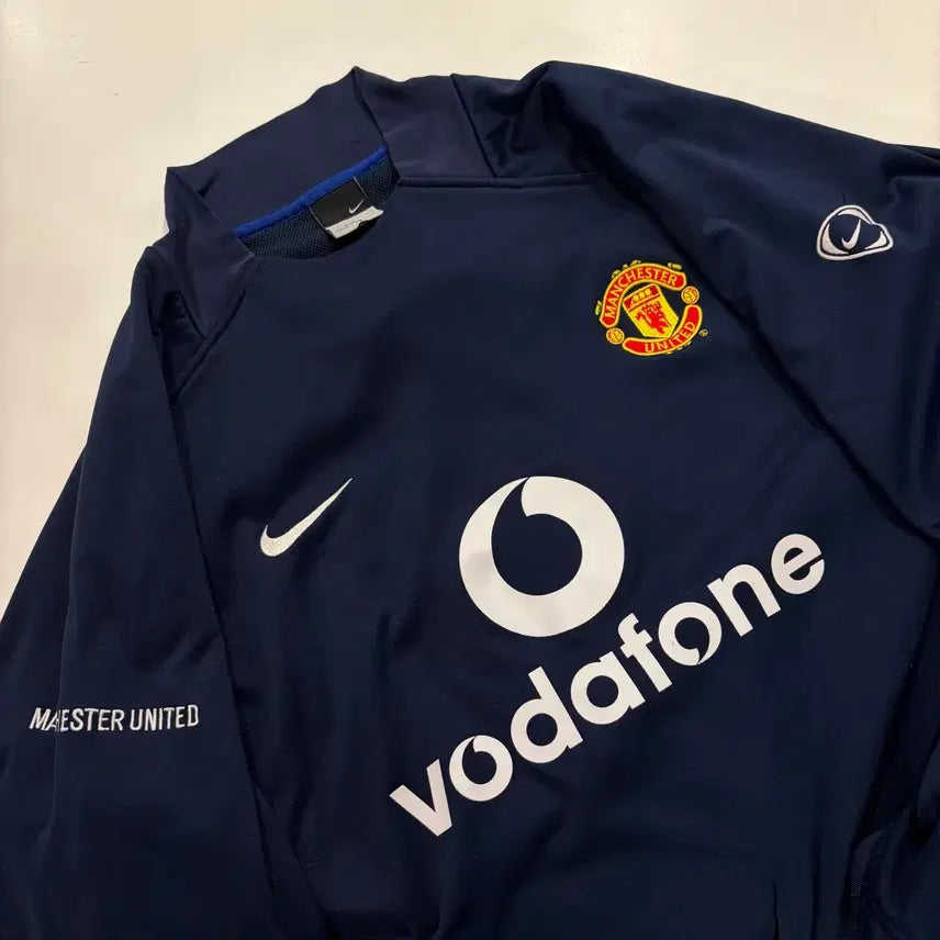 [BUNJANG] Manchester United Nike 05-06 Borderphone Sweatshirt / [L] 05-06 맨체스터 유나이티드 나이키 보더폰 맨투맨