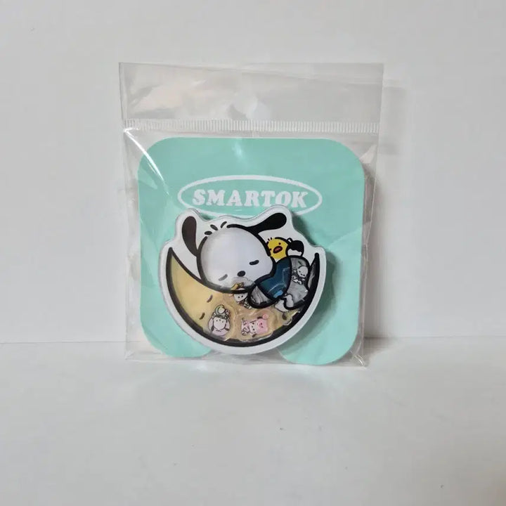[BUNJANG] Sanrio Pochacco Moon Shaker Grip Tok / 포차코 달 쉐이커 그립톡