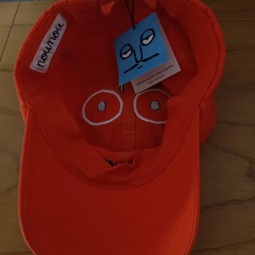 [BUNJANG] Nunu Jean Collaboration Face Cap Hat Size 56 / 누누 장줄리앙 jean 페이스 캡 모자 사이즈56 새상품