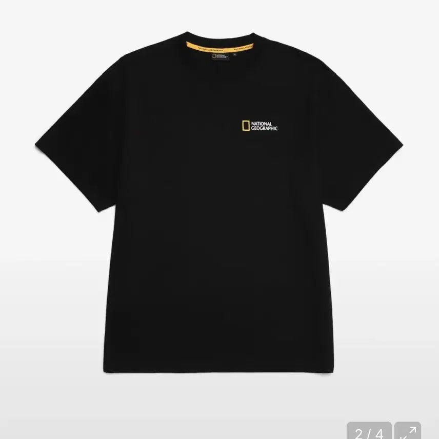 [BUNJANG] National Geographic Short Sleeve T-Shirt Black XXL / [110,XXL] 내셔널지오그래픽 반팔 BLACK 2