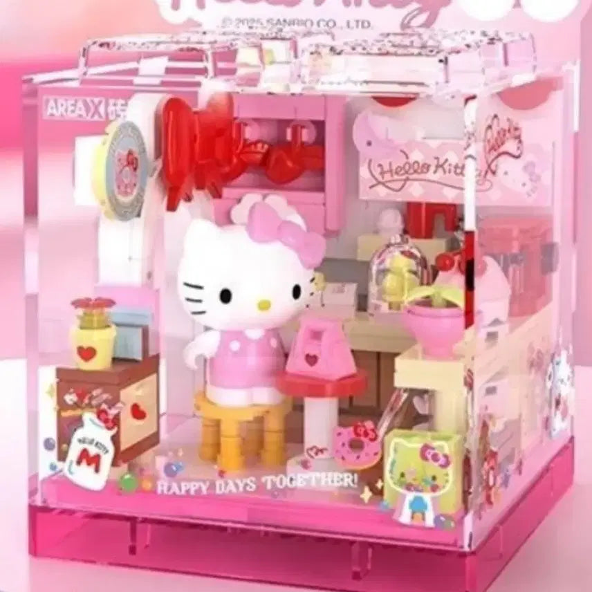 [BUNJANG] Sanrio Hello Kitty Dream Dessert House LEGO Set / 산리오 헬로키티 레고 양도 헬로키디 드림 디저트 하우스