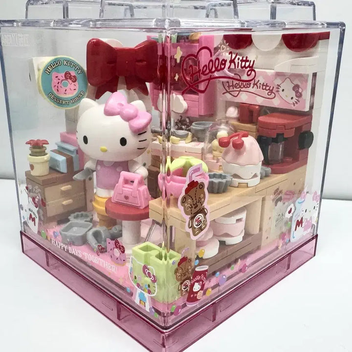 [BUNJANG] Sanrio Hello Kitty Dream Dessert House LEGO Set / 산리오 헬로키티 레고 양도 헬로키디 드림 디저트 하우스