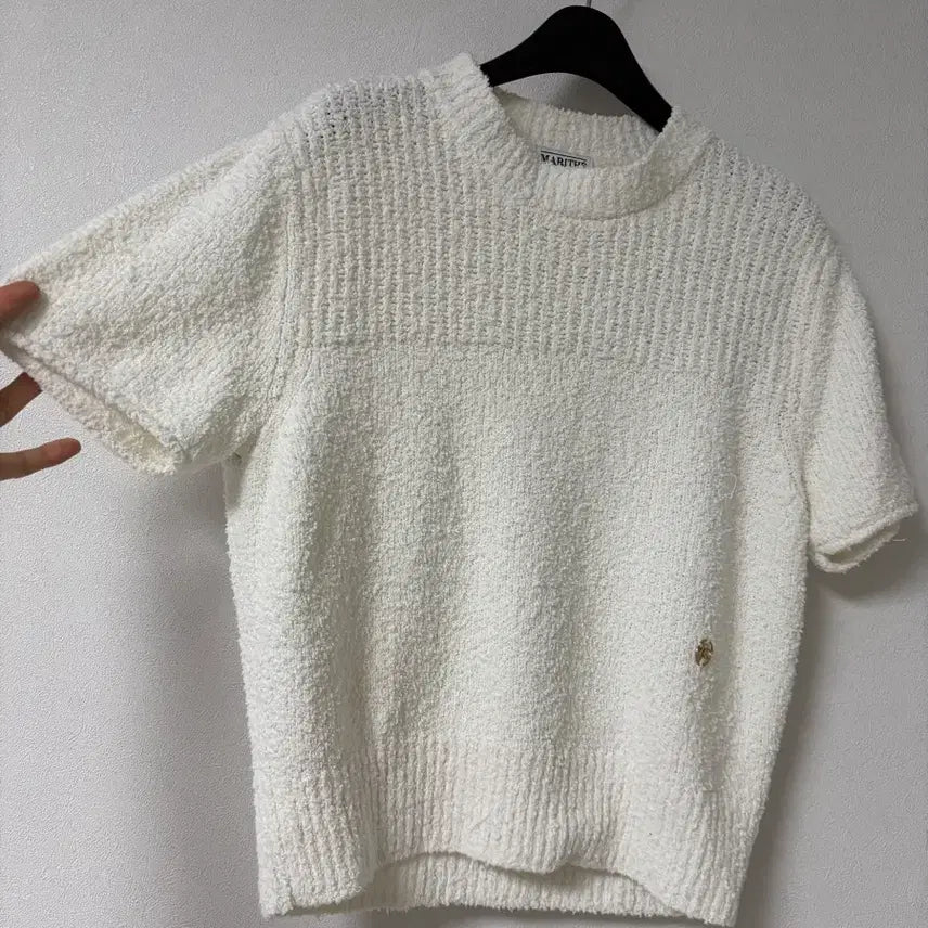 [BUNJANG] Marithe Francois Girbaud Short Sleeve Knit / 마리떼프랑소와저버 반팔 니트