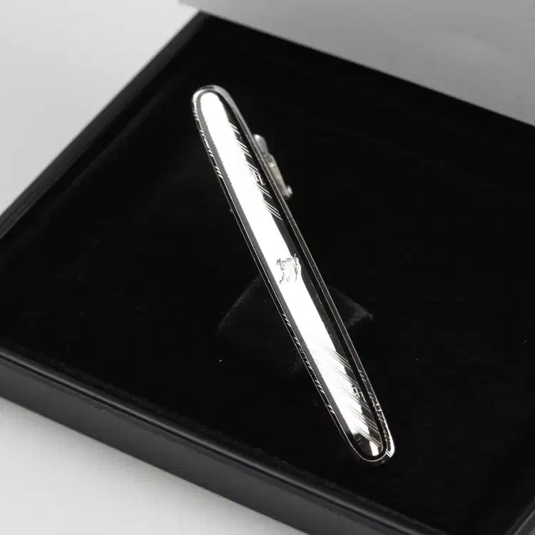 [BUNJANG] Burberry A-Grade New Model Sterling Silver 925 Tie Pin / 버버리 A-등급 6cm 신형 실버925 은 명품넥타이핀 빈티지