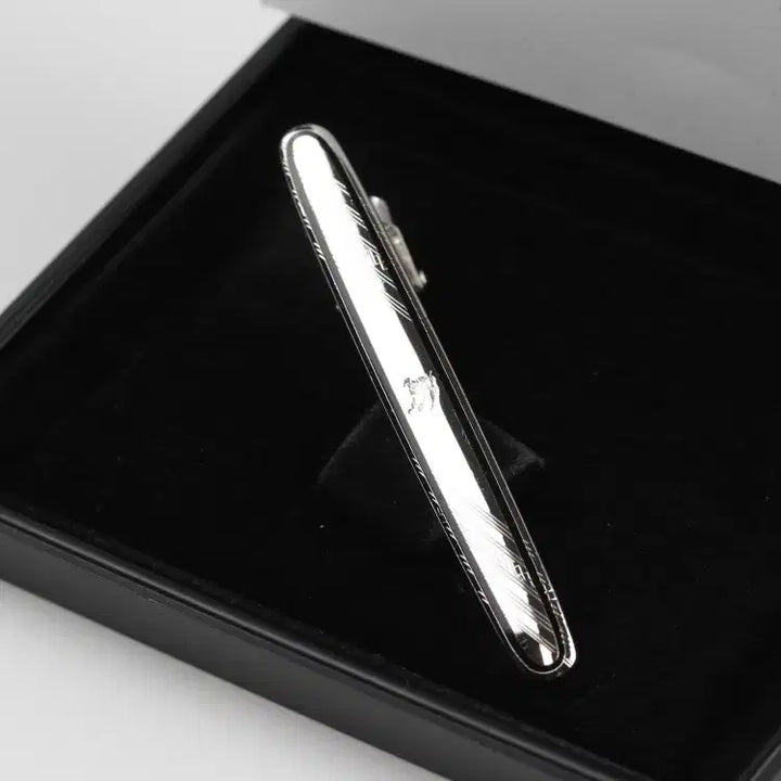 [BUNJANG] Burberry A-Grade New Model Sterling Silver 925 Tie Pin / 버버리 A-등급 6cm 신형 실버925 은 명품넥타이핀 빈티지