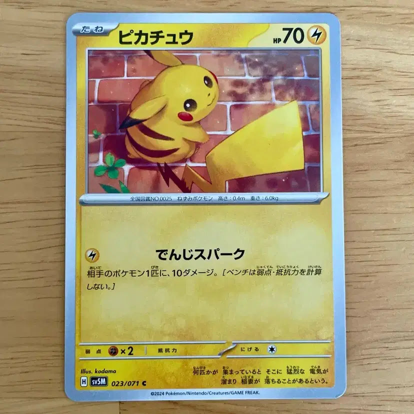 [BUNJANG] Pokémon Card Pikachu 2-Card Set (Japanese) / 일판 포켓몬카드 피카츄 2장 세트