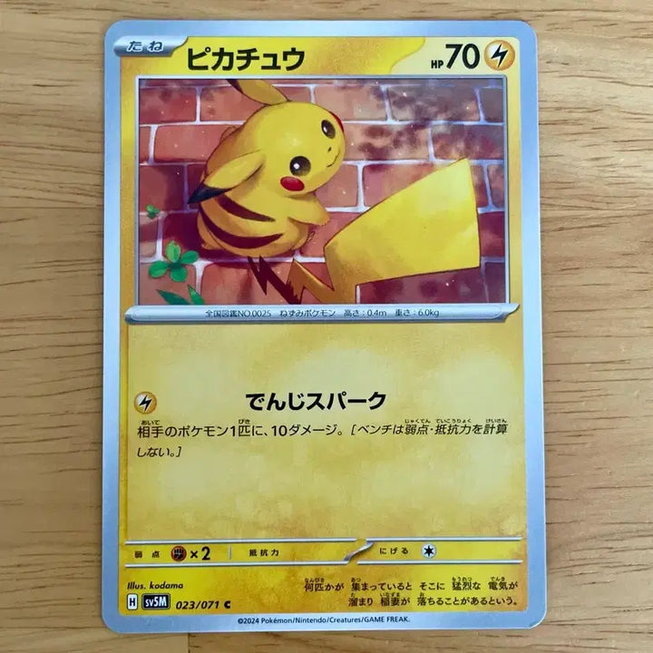 [BUNJANG] Pokémon Card Pikachu 2-Card Set (Japanese) / 일판 포켓몬카드 피카츄 2장 세트