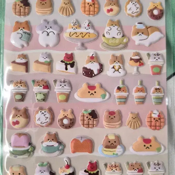 [BUNJANG] Hamster 3D Sticker Epoxy Sticker / 햄스터 입체 스티커 / 다꾸 / 에폭시 스티커